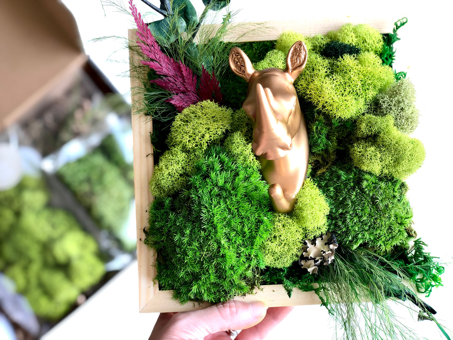 DIY Animal Moss Wall Art Kit