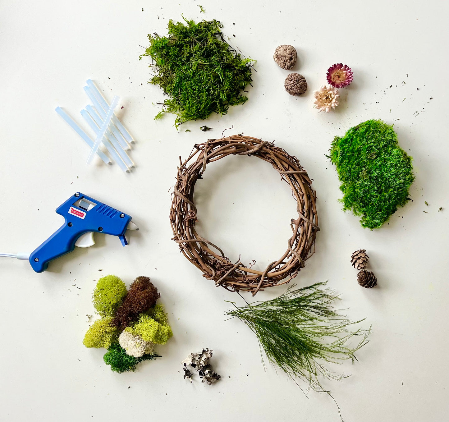 DIY Moss Art Wreath Kit